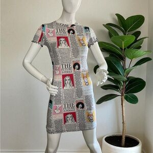 Haley & June Graphic Print Women's Dress (L)